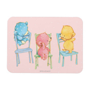 Magnet Flexible Jaune, rose, et bleu concerne des chaises