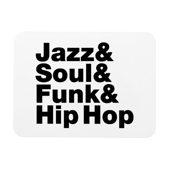Magnet Flexible Jazz & Soul & Funk & Hip hop (Horizontal)