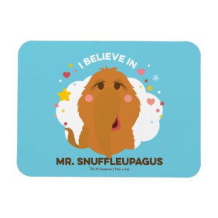 Magnet Flexible Je Crois En M. Snuffleupagus