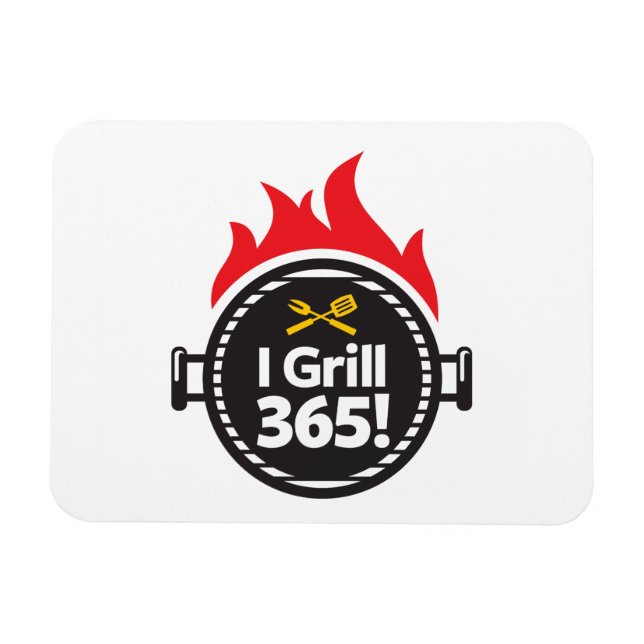 Magnet Flexible Je Grille 365 ! (Horizontal)
