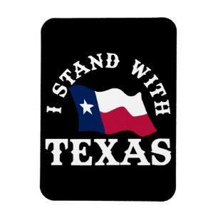 Magnet Flexible Je suis avec le Texas