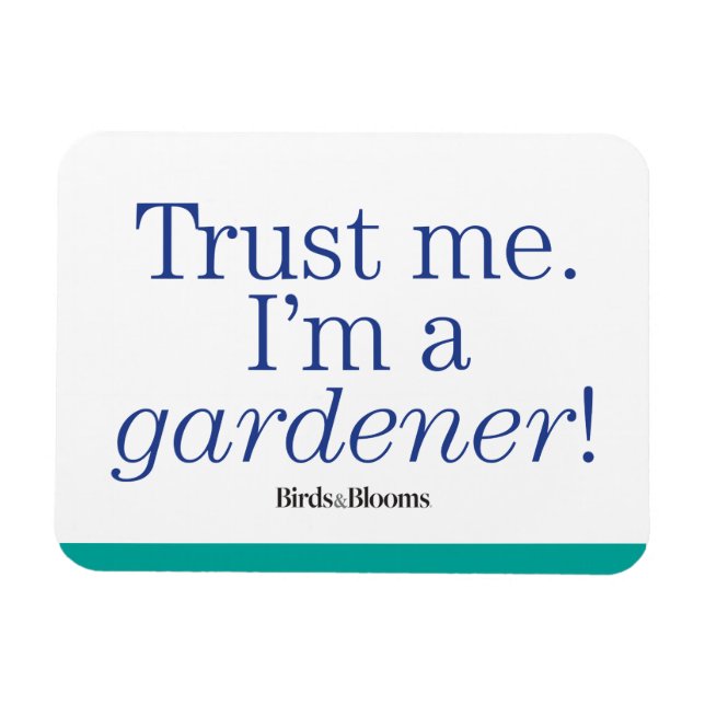 Magnet Flexible Je suis Gardener (Horizontal)