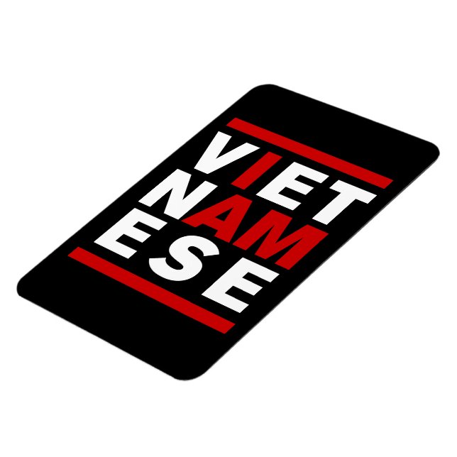 MAGNET FLEXIBLE JE SUIS VIETNAMAIS (Côté Gauche)