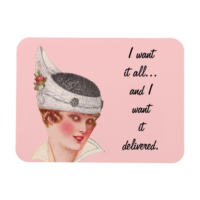 Magnet Flexible Je veux tout... (Horizontal)