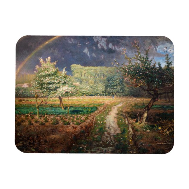 Magnet Flexible Jean-François Millet - Printemps à Barbizon (Horizontal)