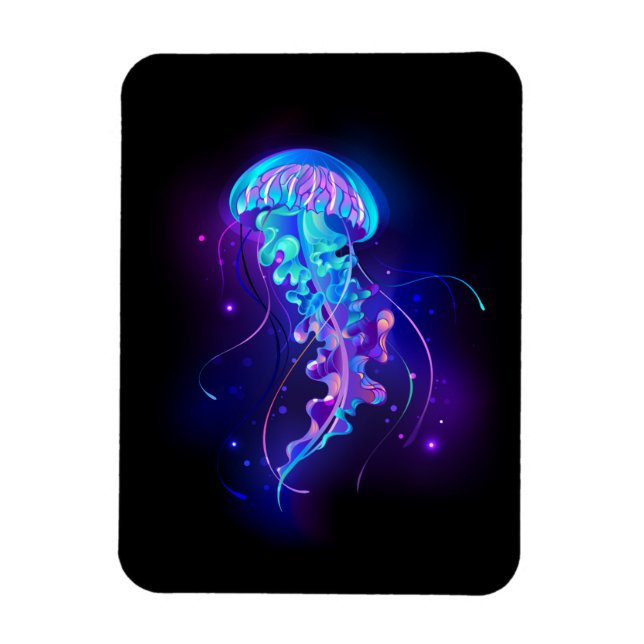 Magnet Flexible Jellyfish éclatante couleur (Vertical)
