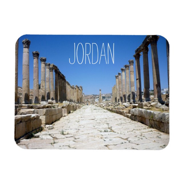 Magnet Flexible jerash street jordan (Horizontal)