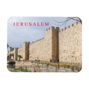 Magnet Flexible Jerusalem City Murs vue aimant frigo