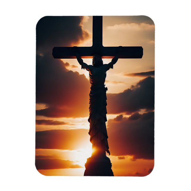 Magnet Flexible Jésus Christ Crucifixion (Vertical)