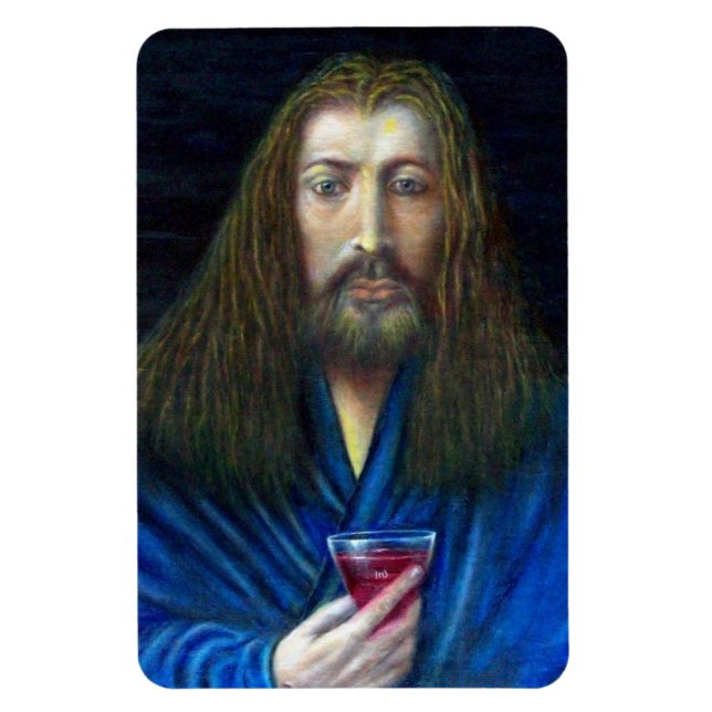 MAGNET FLEXIBLE JÉSUS CHRIST, LA CHALICE D'EMMAUS (Vertical)
