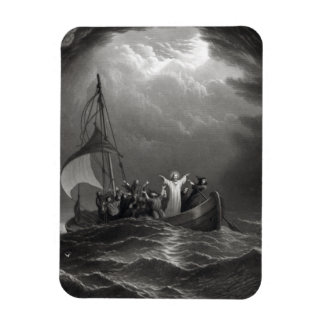 Magnet Flexible Jésus-Christ stille la tempête