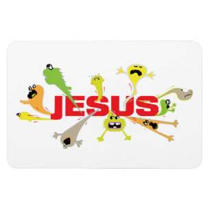Magnet Flexible Jésus effrayant