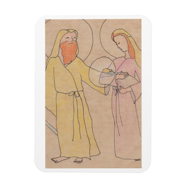 Magnet Flexible Jesus Joseph and Mary (Vertical)