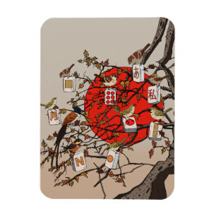 Magnet Flexible Jeu de Mahjong Birds