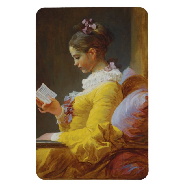 Magnet Flexible Jeune Lecture - Jean-Honoré Fragonard (Vertical)