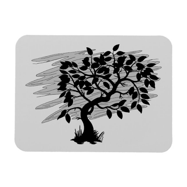 Magnet Flexible Jeune pousse tordue (Horizontal)