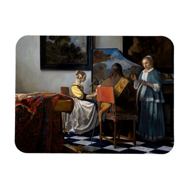 Magnet Flexible Johannes Vermeer - Le Concert (Horizontal)