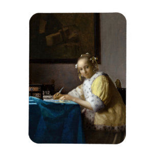 Magnet Flexible Johannes Vermeer - Une dame écrit une lettre
