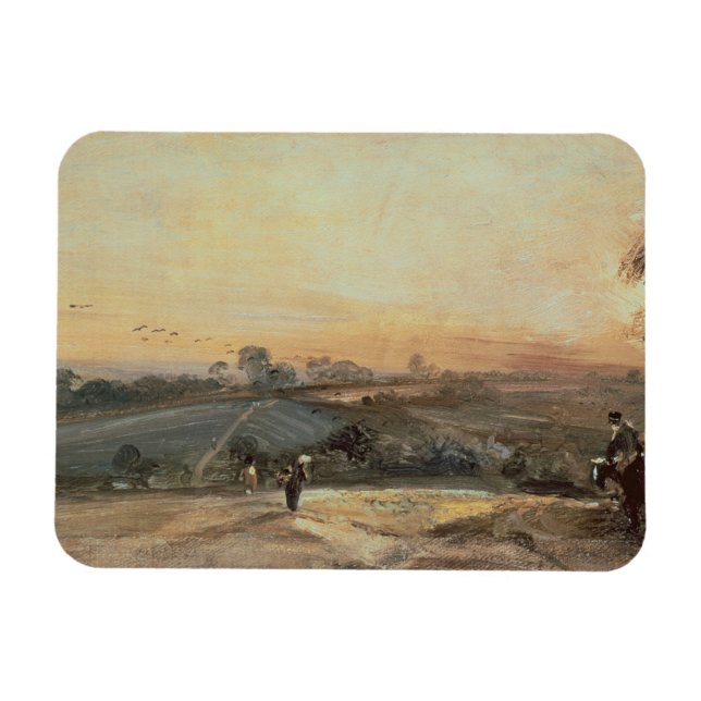 Magnet Flexible John Constable | Autumnal Sunset (Horizontal)