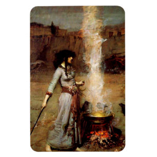 Magnet Flexible John William Waterhouse Le Cercle magique