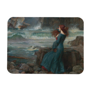 Magnet Flexible John William Waterhouse - Miranda - La tempête