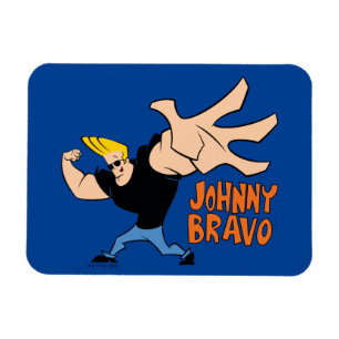 Magnet Flexible Johnny Bravo Pose Iconique