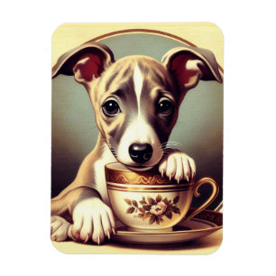 Magnet Flexible Joli chiot Whippet