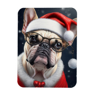 Magnet Flexible Joli design de vacances de Noël de Santa pour Bull