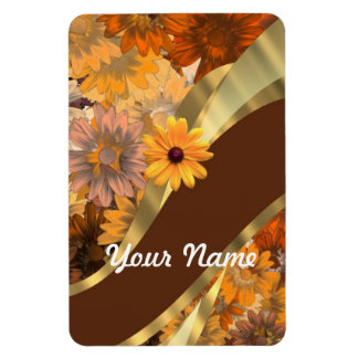 Magnet Flexible Joli motif floral d'automne