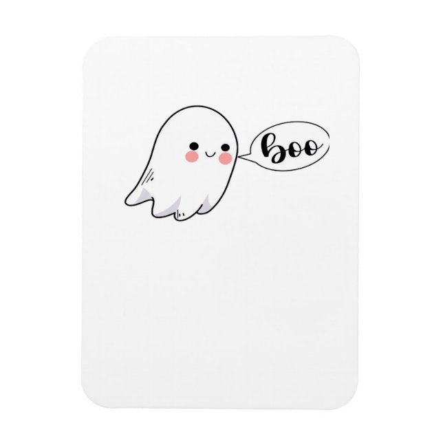 Magnet Flexible Joli petit graphique Boo Cool Aesthetic (Vertical)