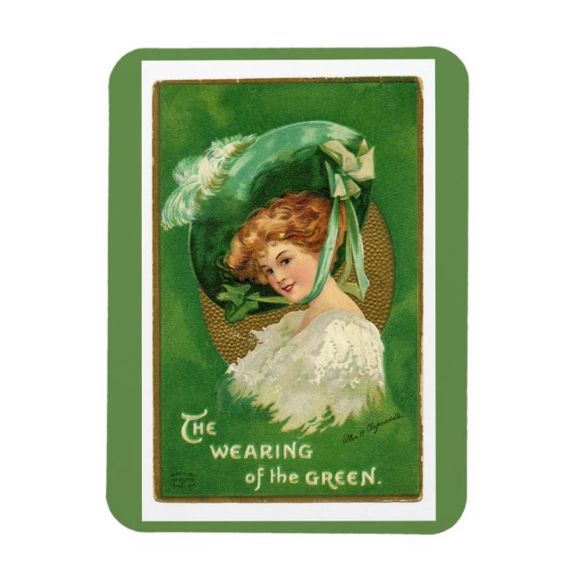 Magnet Flexible Jolie dame irlandaise (Vertical)