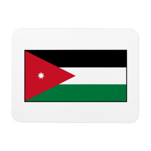 Magnet Flexible Jordanie - Drapeau jordanien