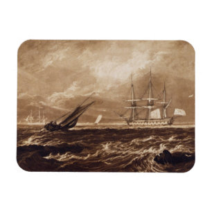 Magnet Flexible Joseph Mallord William Turner   le tarte de mer du