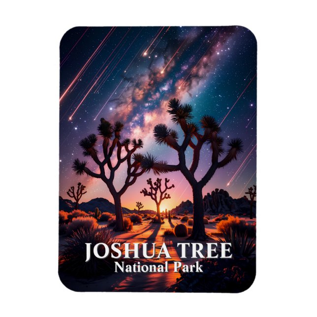 Magnet Flexible Joshua Tree National Park Night Sky Milky Way (Vertical)