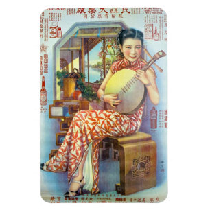 Magnet Flexible Joueur de jute publicitaire Vintage en Chine
