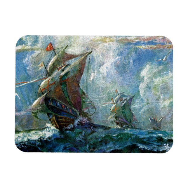 Magnet Flexible Jour de Columbus (Horizontal)