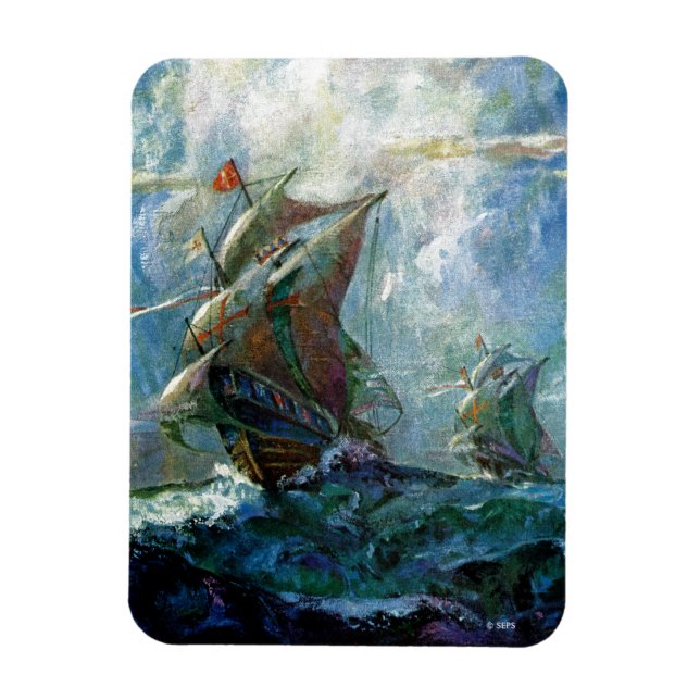 Magnet Flexible Jour de Columbus (Vertical)