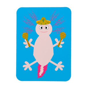 Magnet Flexible Jour de l'Axolotl mexicain mort