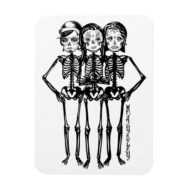 Magnet Flexible jour de mai : gris (Vertical)