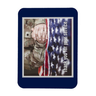 Magnet Flexible Jour des anciens combattants - Honorer tous ceux q