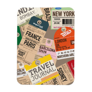 Magnet Flexible Journal de voyage.
