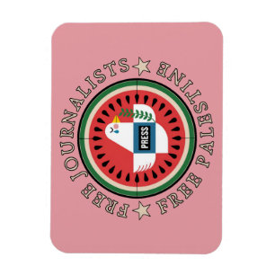 Magnet Flexible Journalistes libres Libérez la Palestine
