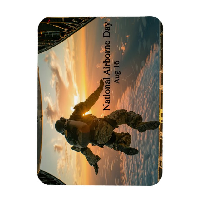 Magnet Flexible Journée nationale de l'aviation (Vertical)