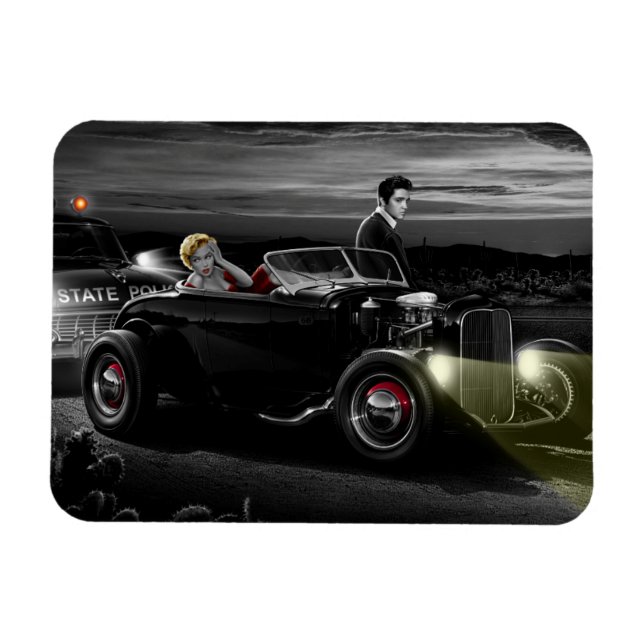 Magnet Flexible Joy Ride B&W (Horizontal)