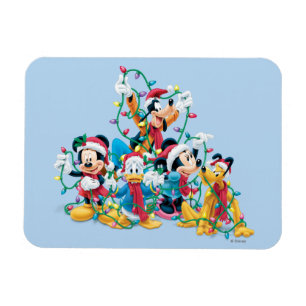 Magnet Flexible Joyeuses Fêtes Mickey & ses amis