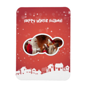Magnet Flexible Joyeuses vacances d'hiver