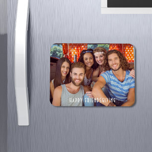 Magnet Flexible Joyeux Ami-Action de grâce Photo personnalisée