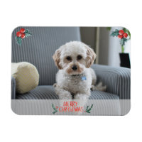 Joyeux Carte photo de Noël de animal de compagnie