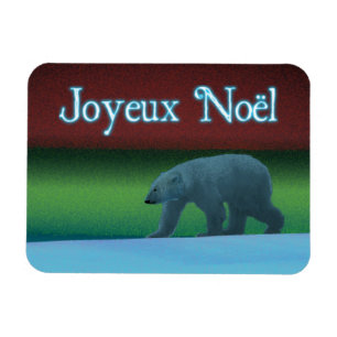 Magnet Flexible Joyeux Noё l - Ours polaire