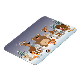 Magnet Flexible Joyeux Noël! Aimant souple pour animaux mignons